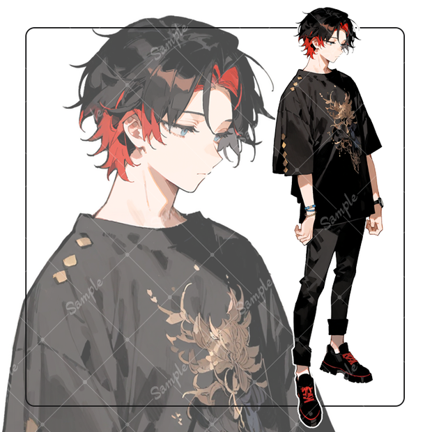 立ち絵素材18 男性 私服