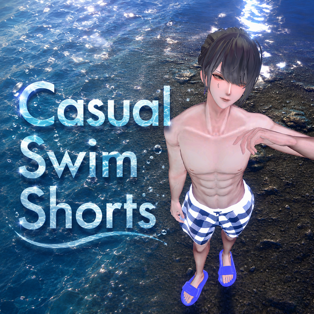 【シンプル】CasualSwimShorts【男性水着】