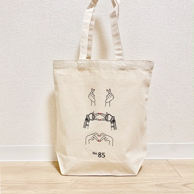 トートバッグ_加州清光_ハンドサイン ときめき BOOTH