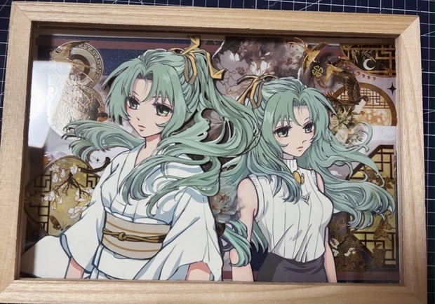 園崎姉妹の立体コラージュ - しらせ そうや - BOOTH