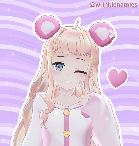 Panda Pajama Aila - VRC Ready ✩