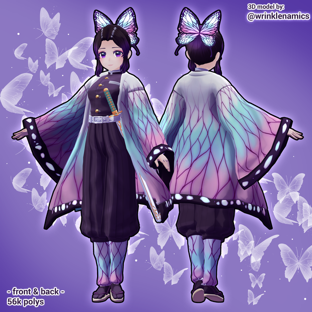 Kocho from Kimestu no Yaiba - VRC Ready ✩