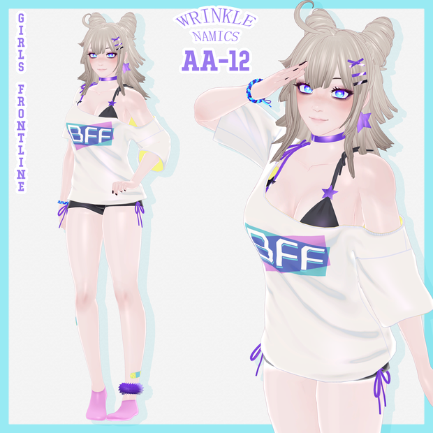 AA-12 Girls Frontline - 3D Avatar for VRChat