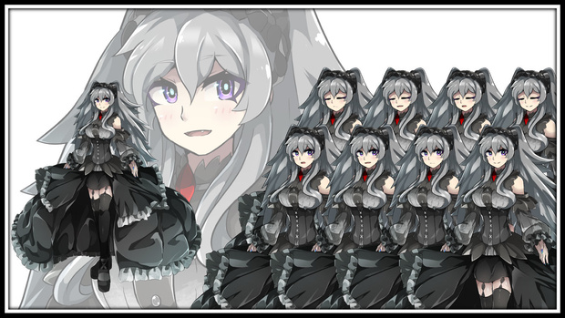 高画質立ち絵素材　「リリス」
