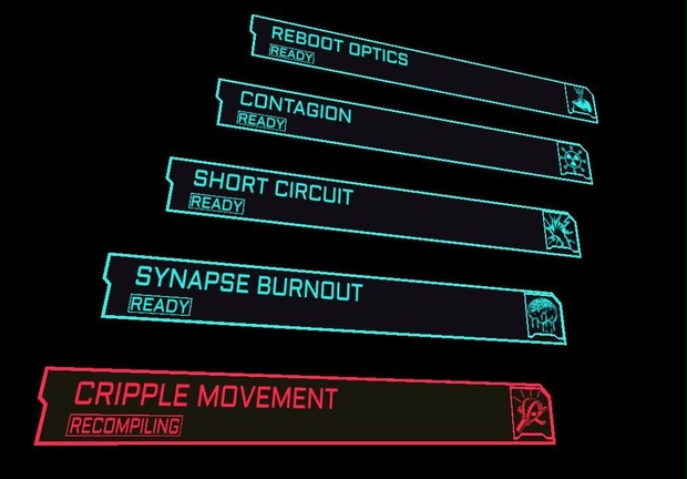 PvP Quick Hack Menu