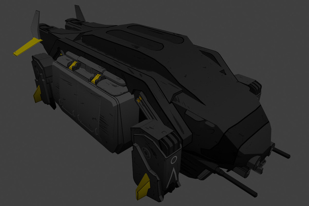 Cell Shaded Militech Manticore