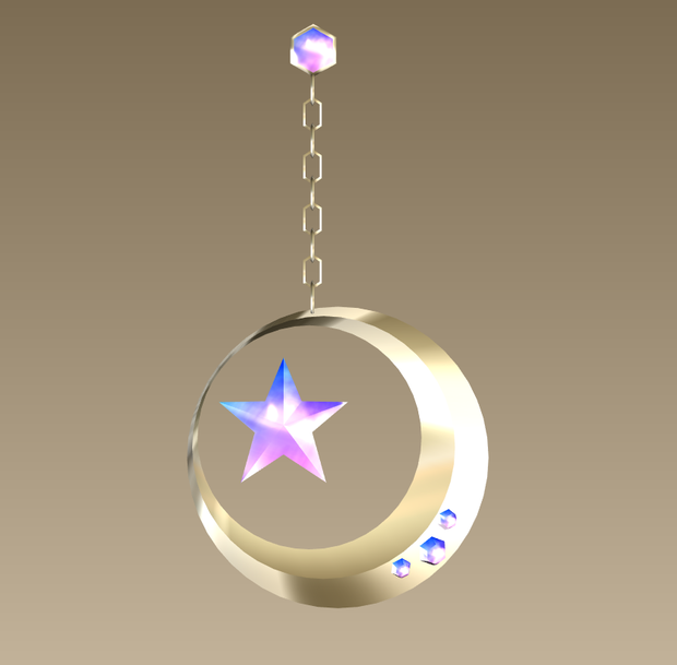 #039-星月飾り【fbx,obj】
