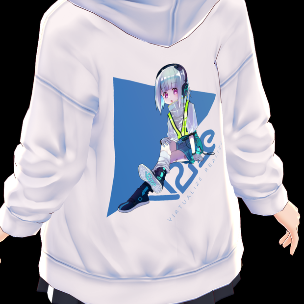 [ VIRTUALIZE REALIZE Official goods vol.1 ] もなか最中パーカー