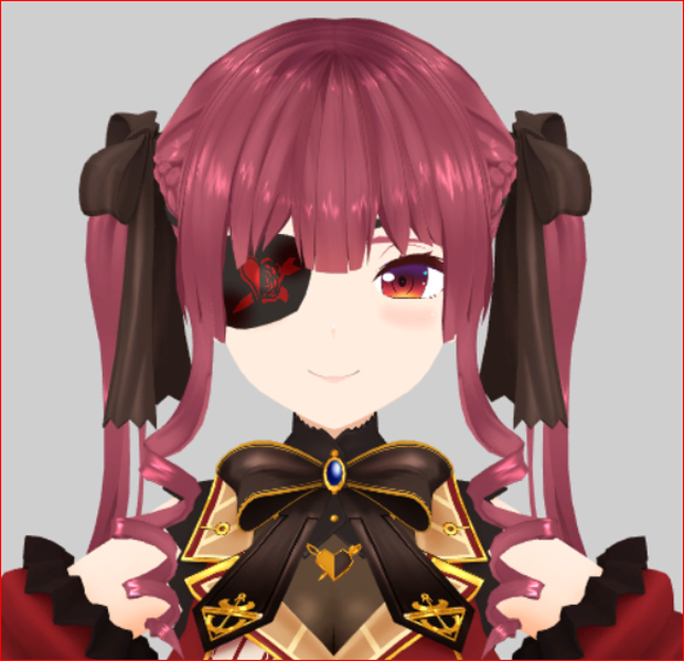 Captain (Gothic Lolita version) 3D Model vrchat  3D Characters 