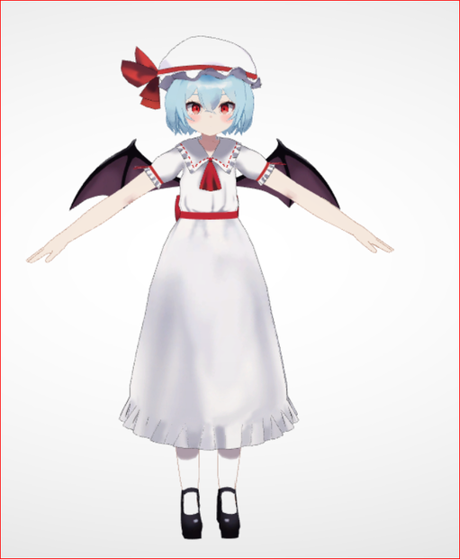 Snake-cat style Remilia 3D Characters 3D Model VRChat