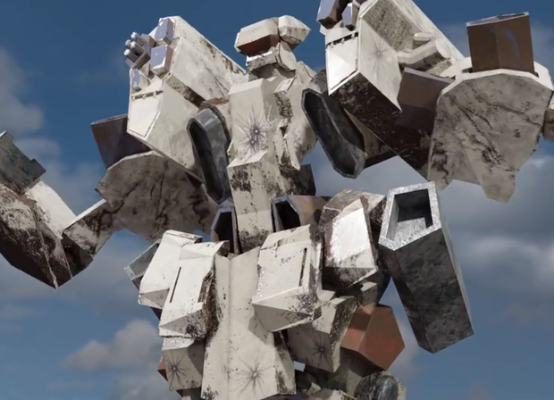 ロボ君　　BlenderやUNITY用の練習用3Dキャラクター
