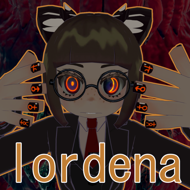 オリジナル３Dモデル「lordena(ロルデーナ)」(VRC想定アバター)
