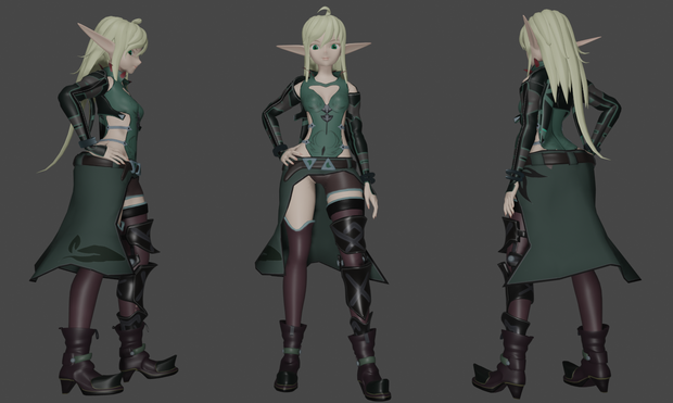 E-Lorra Elven character + Bonus