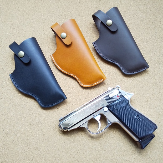 革製ヒップホルスター マルゼン ワルサーPPK/s対応 - Atelier WildBoar