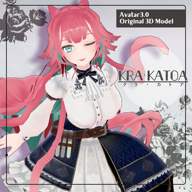 【Vrchat向けアバター】KURA・KATOA（クラ・カトア）【Avatar3.0】
