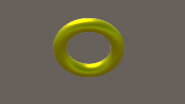 【VRChat想定3Dデータ】金の指輪