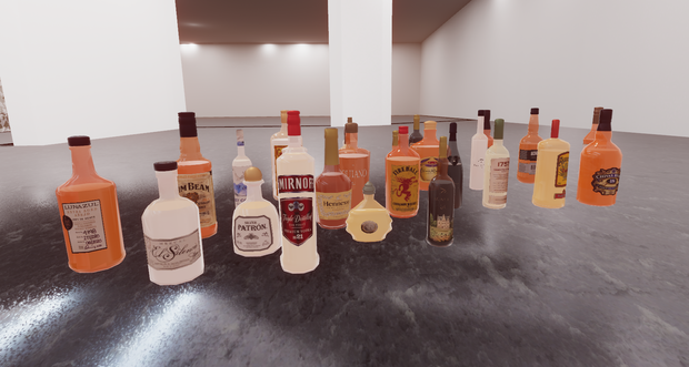 Alcohol Pack! 26 3D Models!