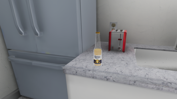 Free Interactable Beer Bottle