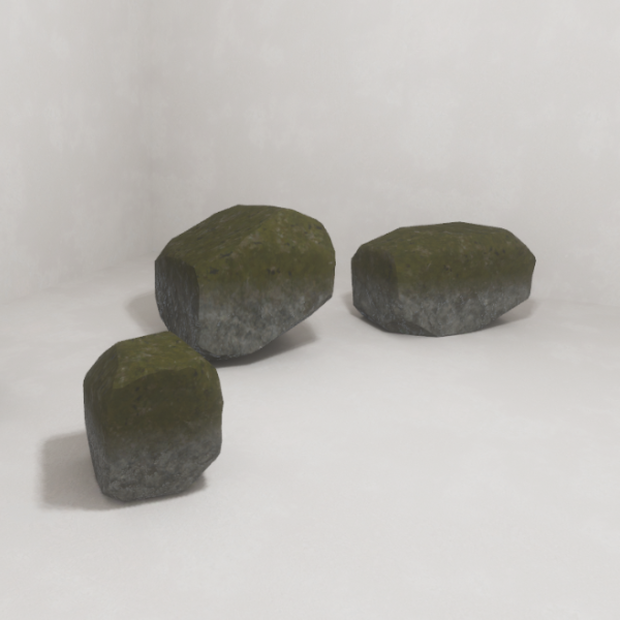 Free Mossy Rocks Prefab