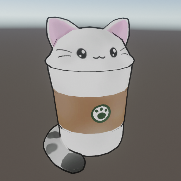 Free Coffee Cat Plushie