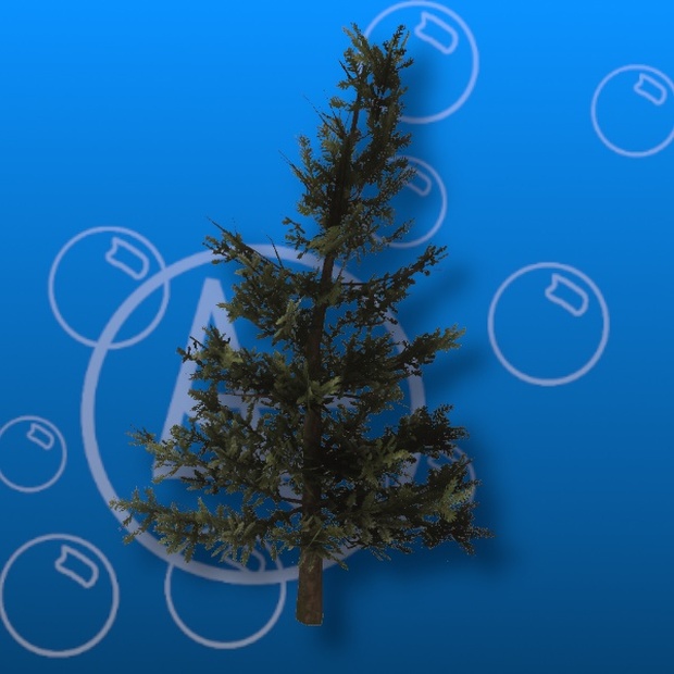 Free Pine Tree C Prefab mobubbler BOOTH