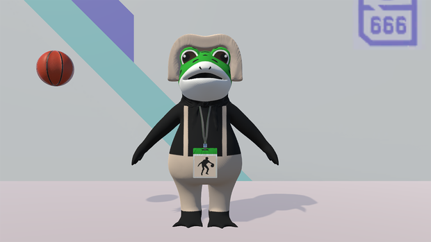 FREE! 鸡你太美蛙 / 小黒子のカエル / iKun Costumed Frog