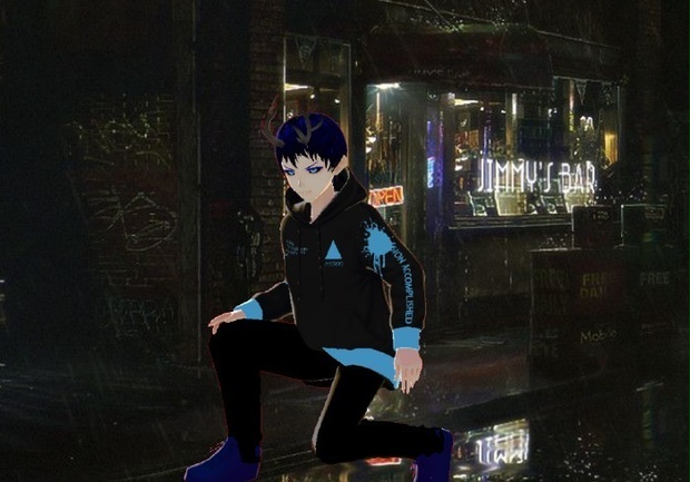 Vroid Detroit Become Human Custom Hoodie