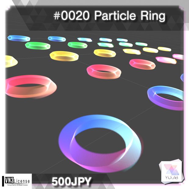 YUYULAB #0020 Particle パーティクルブレスレット 【VRchat想定】