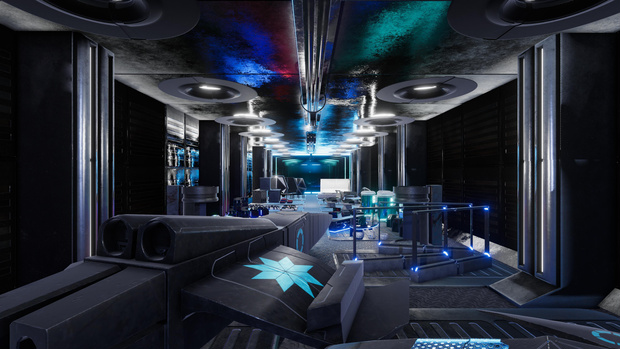Interior sci-fi assets environment and props Low-poly 3D models / インテリアSFアセット環境・小道具 ローポリ3Dモデル