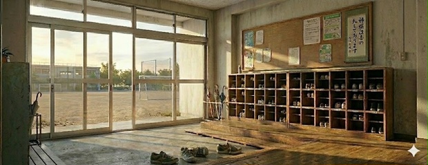 学校施設シリーズ：玄関（Unity・UE使用可）