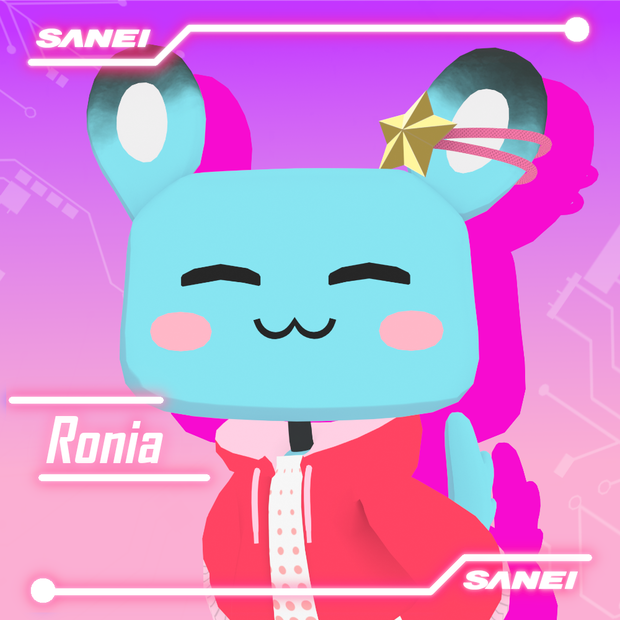 【オリジナル3Dモデル】Ronia パーカースタイル　新カラー