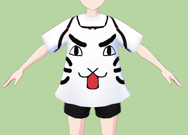 男前猫シャツ