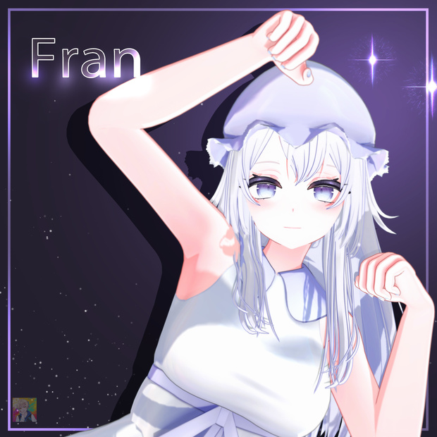 オリジナル3Dモデル "Fran" ~Fran~ VRChat Warudo Compatible