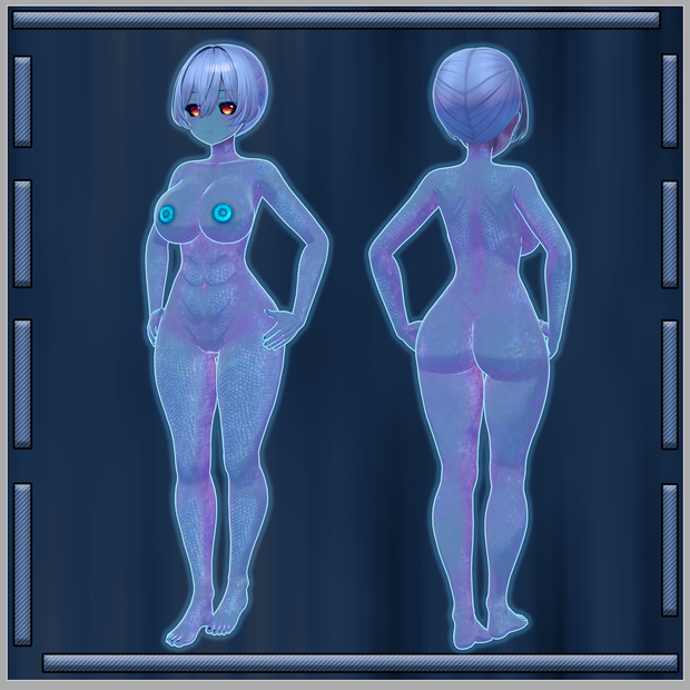 Scaly Milltina - Skin material texture (鱗状のミルティナ - 肌の質感)