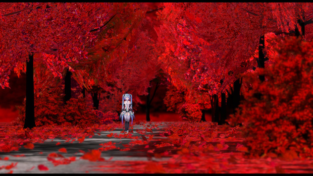 【無料MMD】赤い森ステージ