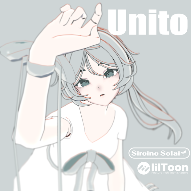 【Unito】オリジナル3Dモデル #siroinosotai