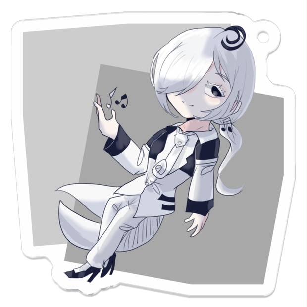 【特別セール品】 LC】静かなオーケストラ擬人化 アクリルキーホルダー すィーの - アクリルスタンド