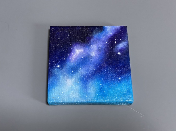 【アクリル原画】宇宙 約10×10cm - mf-artworks - BOOTH