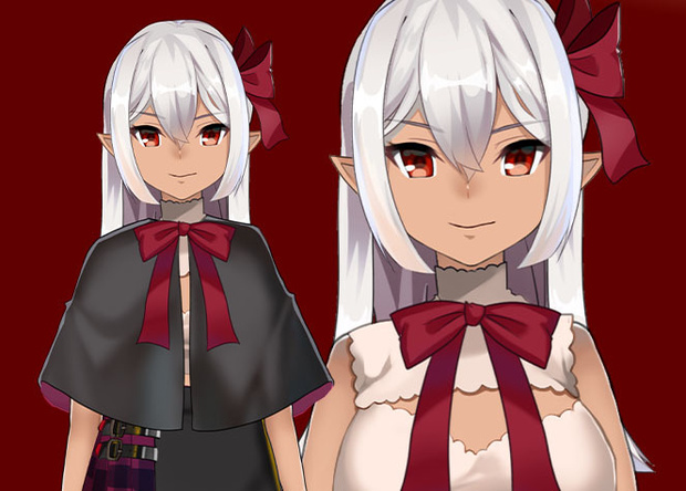  ダークエルフの女の子