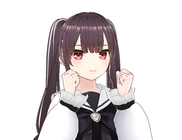 【VRChat 】オリジナル3Dアバター 地雷ちゃん【VRM/Vroidモデル】