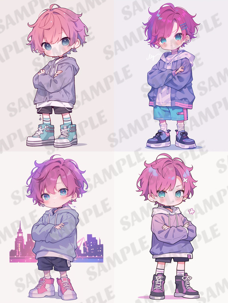 🐰数量限定🐰男の子のアイコン《4枚セット》