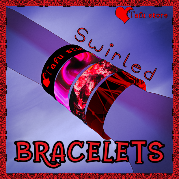 Swirled Bracelets (10 変種) (VRCアバターアクセサリー) [TafuStore]