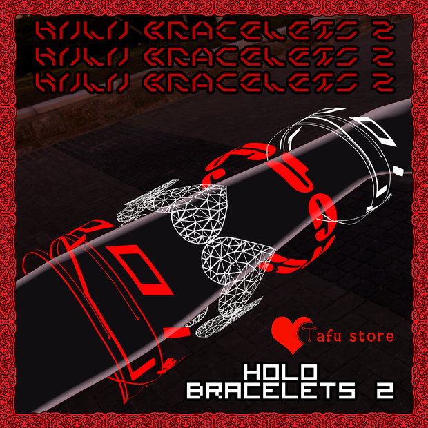 Neon Holo Bracelets 2 ❤️ アバター・ブレスレット 2 ❤️ VRChat ❤️ 