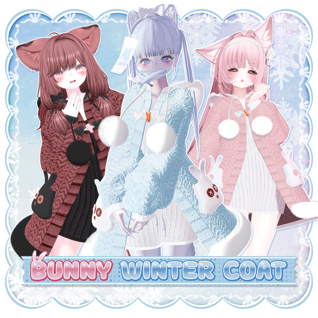 Milfy & Rurune 🐰KAWAI BUNNY WINTER COAT🐰