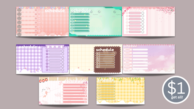 Stream Schedule 配信スケジュールブイチューバー