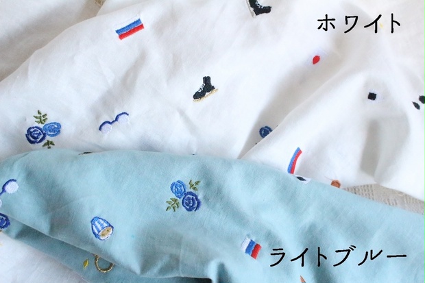 割引 まる様専用 刺繍生地×2点