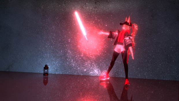 VRChat Avatar Dynamics Plasmasaber