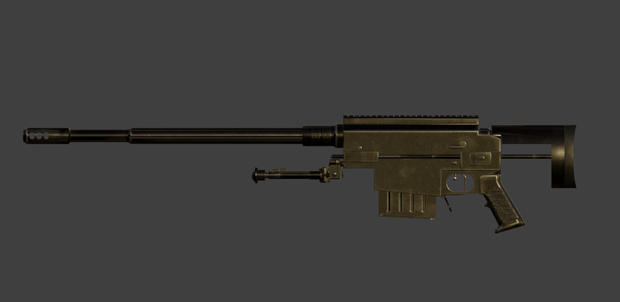 スナイパーライフル 3dmodel