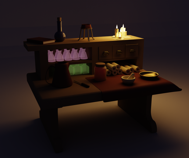 錬金術師のテーブル　(alchemist table)
