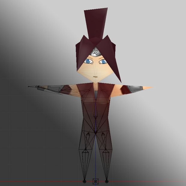 【BOOST↑用】Kunoichi 100 Triangle Meshes